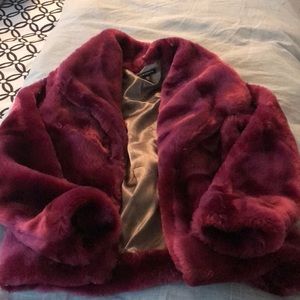 Faux fur coat